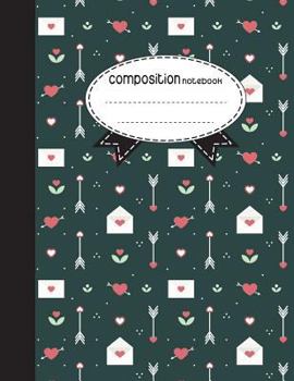 Composition Notebook, 8.5 x 11, 110 pages: Arrow Green: (School Notebooks)