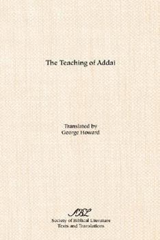 Paperback The Teaching of Addai Book