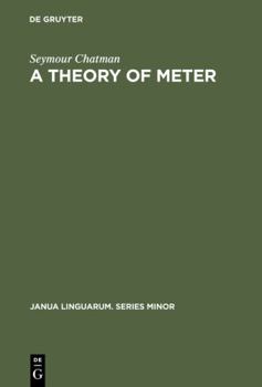 Hardcover A Theory of Meter Book