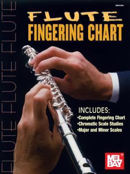 Paperback Flute Fingering Chart Book