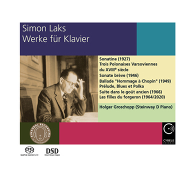 Music - CD Holger Groschopp   Simon Laks: Works For Book