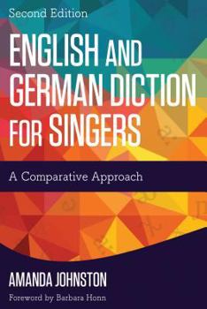 Paperback English and German Diction for Singers: A Comparative Approach Book