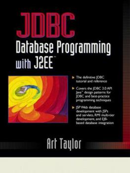 Paperback JDBC: Database Programming with J2ee Book