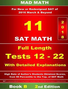 Paperback Book B Redesigned SAT Tests 12-22 Book