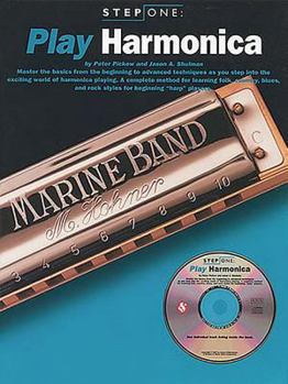 Paperback Play Harmonica [With CD and DVD] Book