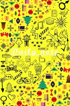 Daily note: Lined Journal Notebook: For Writing Notes or Journaling 110 pages