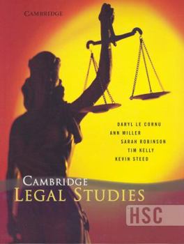 Paperback Cambridge Hsc Legal Studies Book