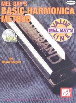Paperback Basic Harmonica Method Book