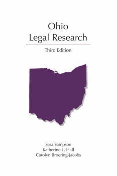 Paperback Ohio Legal Research (Legal Research Series) Book