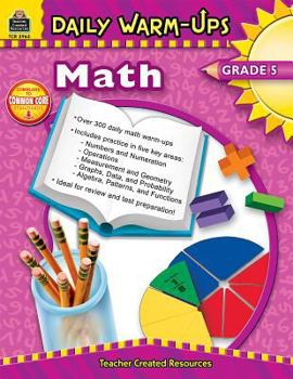 Paperback Daily Warm-Ups: Math, Grade 5 Book