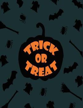 Paperback Trick or treat: Trick or treat cover and Dot Graph Line Sketch pages, Extra large (8.5 x 11) inches, 110 pages, White paper, Sketch, D Book