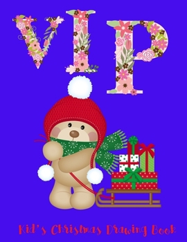 Paperback VIP: Kid's Christmas Drawing Book