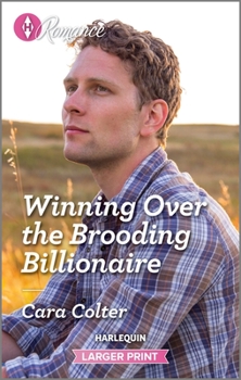 Mass Market Paperback Winning Over the Brooding Billionaire [Large Print] Book