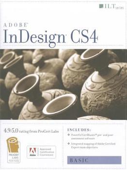 Paperback Indesign Cs4: Basic, Ace Edition + Certblaster + Data Book