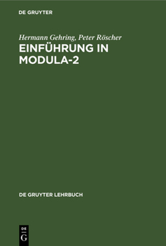 Hardcover Einführung in Modula-2 [German] Book