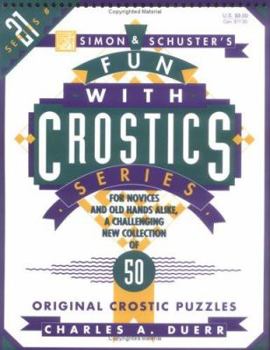 Paperback Fun with Crostics 21 Book