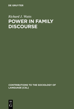 Hardcover Power in Family Discourse Book