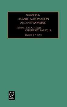Hardcover Advances in Library Automation and Networking Book