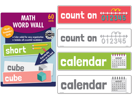 Misc. Math Word Wall, Grade K Book