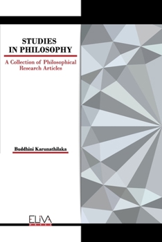 Paperback Studies in Philosophy: A Collection of Philosophical Research Articles Book