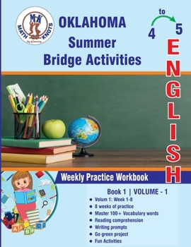 Paperback GRADE 4 TO 5 : OKLAHOMA Summer Math Bridge Activities Book