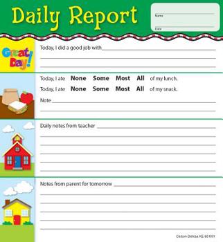 Paperback Daily Report Notepad Book