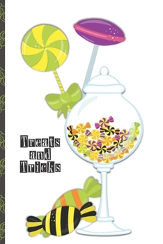 Halloween Lined Journal: 6 x 9 inch 120 Pages Dot Grid Journal Diary Notebook for Adults and Kids who love Halloween, Harvest and Autumn (Tricks And Treats Journals)