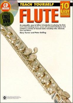 Paperback 10 Easy Lessons Flute Bk/CD Book