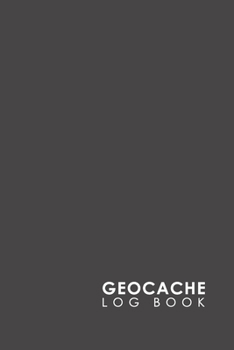 Geocache Log Book : Geocache Log Paper, Geocaching Log Books, Geocaching Information Sheet, Geocaching Logbook Template, Minimalist Grey Cover