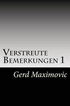 Paperback Verstreute Bemerkungen 1 [German] Book
