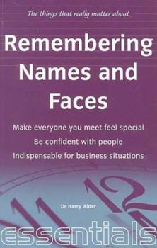 Paperback Remembering Names & Faces Book