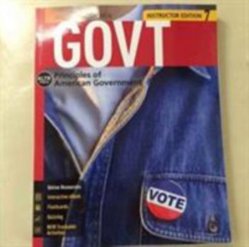 Paperback Govt: Principles of American Government Book