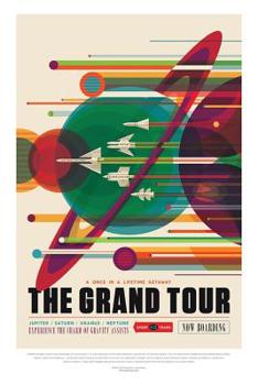 Paperback The Grand Tour: NASA JPL Visions of the Future Voyager Notebook Journal Diary Logbook Book