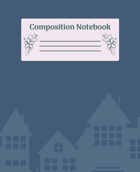 Paperback Composition Notebook: Wide Ruled Notebooks Paper - Composition Notebook (Diary, Journal) 7.5x9.25in 110 Pages Wide Ruled Notebooks Paper Book