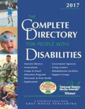 Paperback Complete Directory for People with Disabilities, 2017 Book