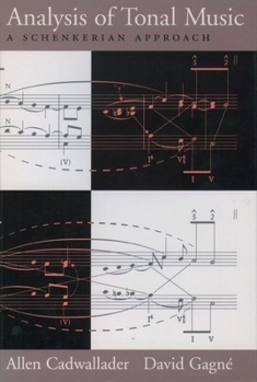 Hardcover Analysis of Tonal Music: A Schenkerian Approach Book