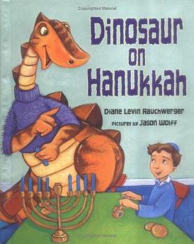 Hardcover Dinosaur On Hanukkah Book