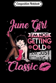 Composition Notebook: Womens I'm A June Queen Afro African Melanin Black Woman Birthday  Journal/Notebook Blank Lined Ruled 6x9 100 Pages