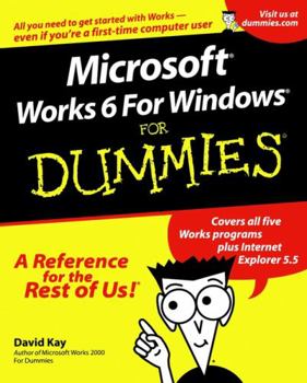 Paperback Microsoft Works 6 for Windows for Dummies Book