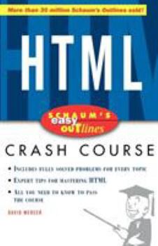 Paperback Schaums Easy Outline of HTML Book