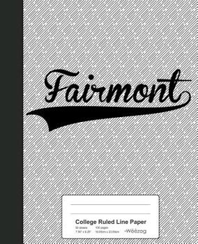 Paperback College Ruled Line Paper: FAIRMONT Notebook Book