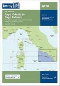 Map Imray Chart M18: Capo d'Anzio to Capo Palinuro (Imray M Charts) Book