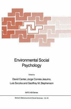 Paperback Environmental Social Psychology Book