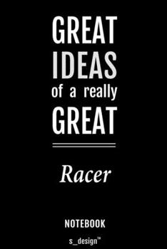 Notebook for Racers / Racer: awesome handy Note Book [120 blank lined ruled pages]