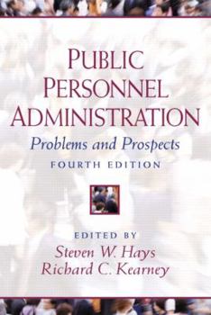 Paperback Public Personnel Administration: Problems and Prospects Book