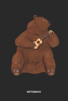 Notizbuch: A5 Notizheft mit punktierten Linien f�r Gitarre Freunde. Ideales B�r Raubtier Band Journal oder Notizbuch. Perfektes Tagebuch oder Taschenbuch als Geschenk f�r alle Gitarristen und Gitarren