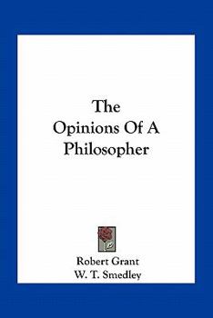 Paperback The Opinions Of A Philosopher Book