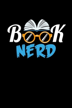 BOOK NERD: 6x9 inches dot grid notebook, 120 Pages, Composition Book and Journal, gift for book nerds and book lover