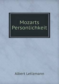 Paperback Mozarts Personlichkeit [German] Book