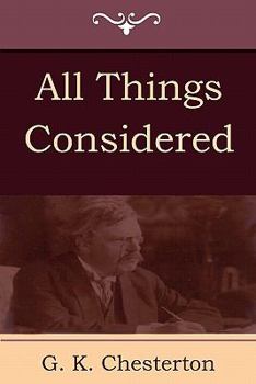 Paperback All Things Considered Book